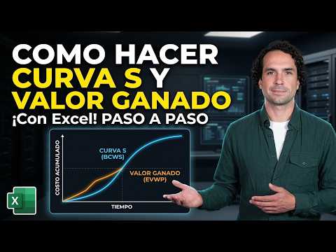 Curva S con valor ganado en Excel