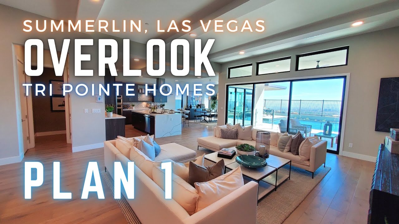 Дом Overlook от Tri Pointe Homes | План 1 | Современный дом в Саммерлине, Лас-Вегас, Невада | 945...