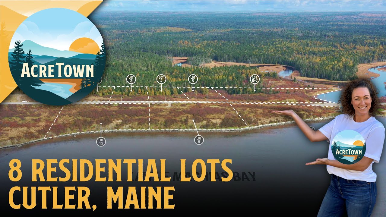 Oceanfront and Owner Financed Land in Maine | No HOA | Paved Road | 8 lots starting at $35k!