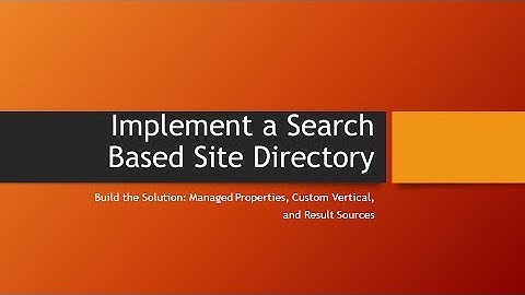 Search Based Site Directory: Part 3