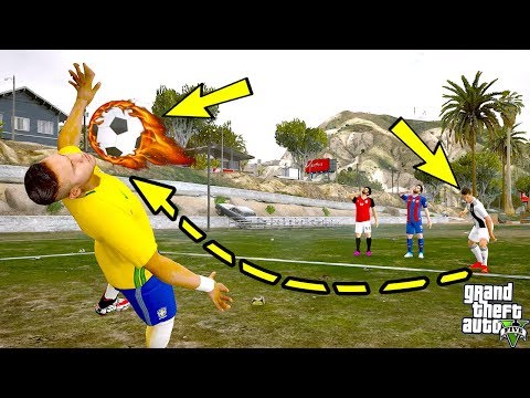 RONALDO VE NEYMAR HALI SAHA MAÇI YAPIYOR!(NEYMAR HASTANELİK OLDU!) - GTA 5