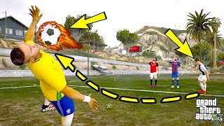 RONALDO VE NEYMAR HALI SAHA MAÇI YAPIYOR!(NEYMAR HASTANELİK OLDU!) - GTA 5