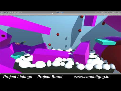 Project Boost Unity 3D game 