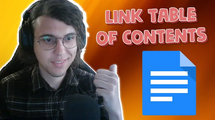 How To Link Table Of Contents In Google Docs