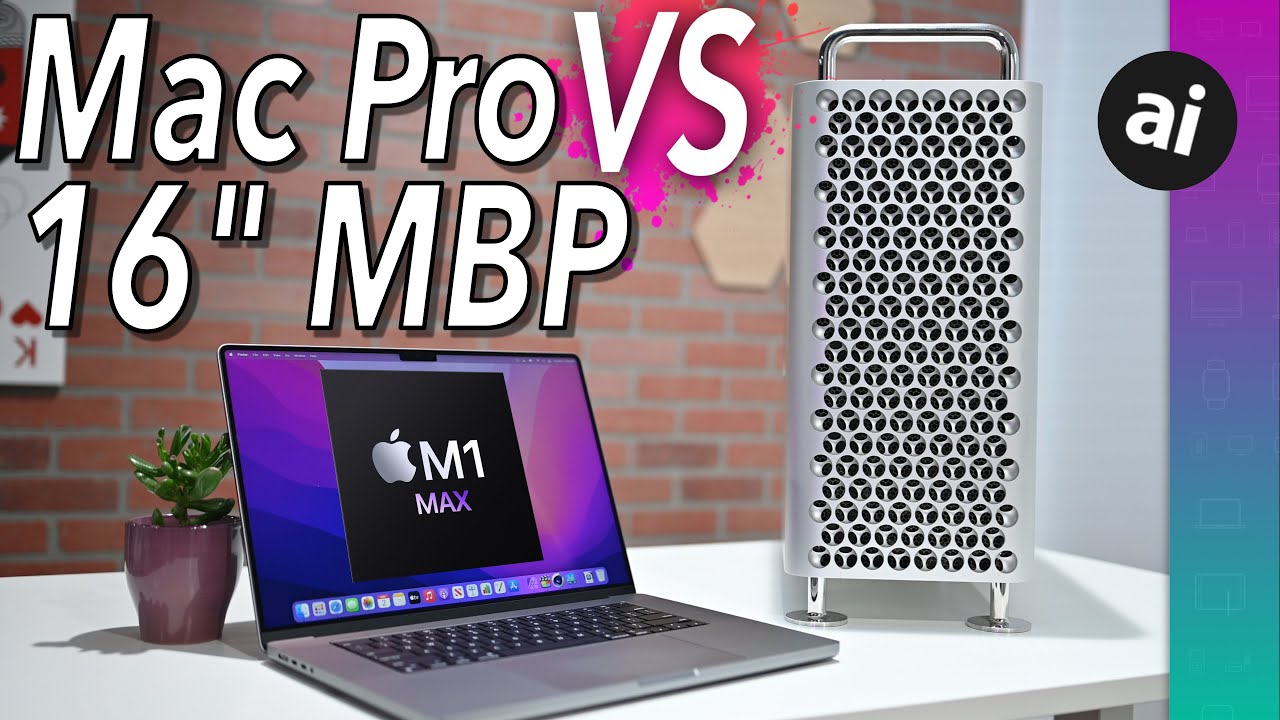 Compared: M1 Max 16-inch MacBook Pro versus Mac Pro