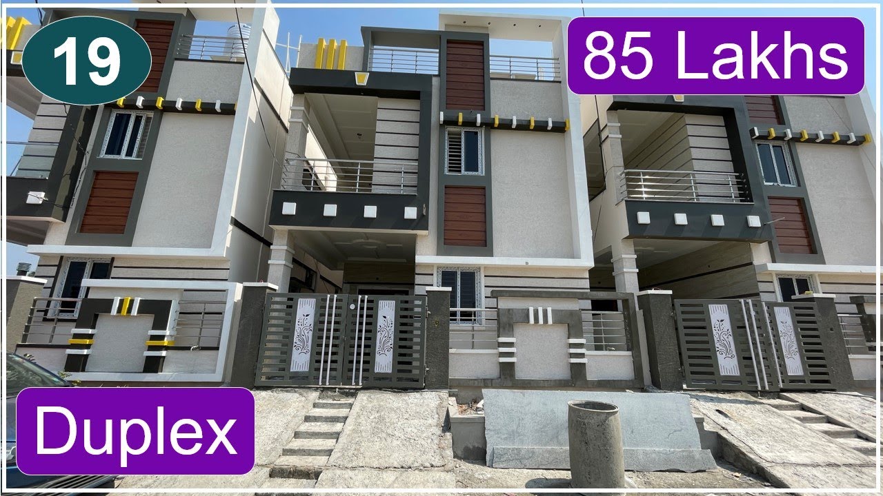 Video No.19 WEST FACE Duplex house for sale in Bandlaguda Near ECIL