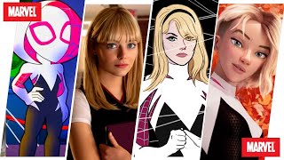 Gwen Stacy (Spider Gwen) Evolution in Cartoons, Games & Movies