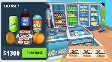 LICENSE 7 UNLOCKED, YEY - My Supermarket Simulator 3D (Android, iOS) Gameplay Part 25