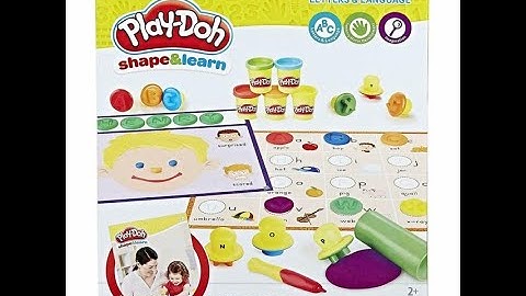 Play-doh Shape And Learn Letters And Language