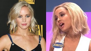 Jennifer Lawrence Reacts To Ariana Grande's Impression Of Her & Dishes On BF