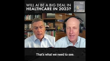 Will Artificial Intelligence Be a Big Deal in Healthcare in 2023?