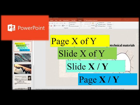 Powepoint Page Numbering