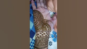"Beautiful Front Hand 3D Mehndi Design 💫 | Latest 3D Henna Art for Brides  | Easy Mehndi Tutorial"