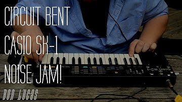 Circuit Bent Casio Sk-1 Keyboard (Noise Jam)