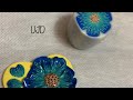 How to make a blue flower cane polymer clay