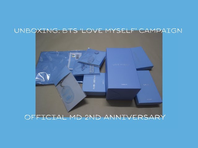 UNBOXING | BTS 'LOVE MYSELF' Campaign Official MD 2ND ANNIVERSARY