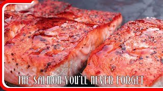 Backyard Salmon On The Blackstone Griddle