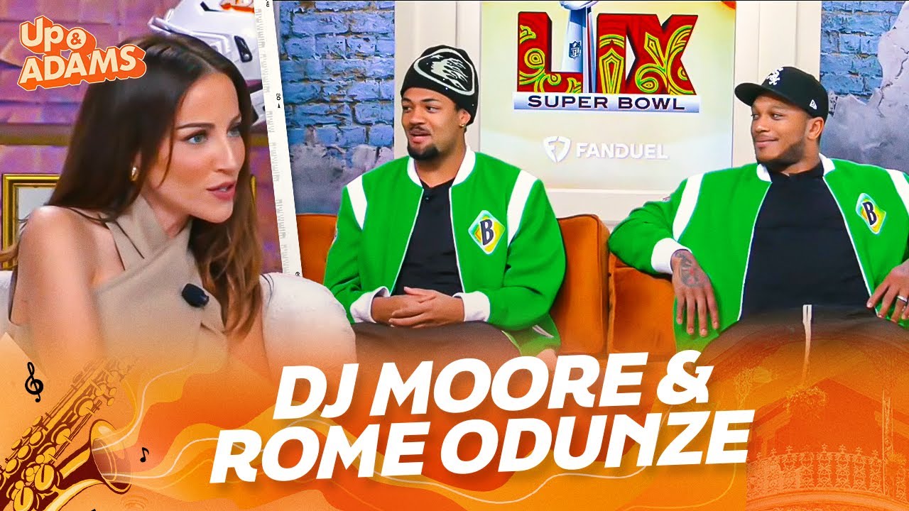 DJ Moore and Rome Odunze on Relationship with Bears Fans, Ben Johnson ...