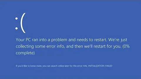 Windows 10/8/7: How to Fix HAL INITIALIZATION FAILED 0x0000005C Blue Screen Error