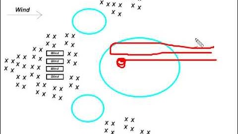 Late season goose decoy spread