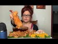 Cook And Eat With Me!! Story Time! King Crab & Fried Lobster Tails & Shrimp!💋