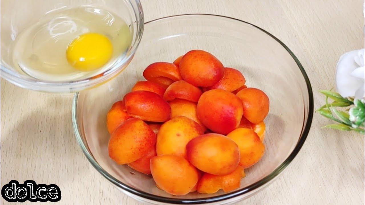 Возьмите абрикосы и приготовьте этот быстрый и легкий рецепт, невероятно вкусный.