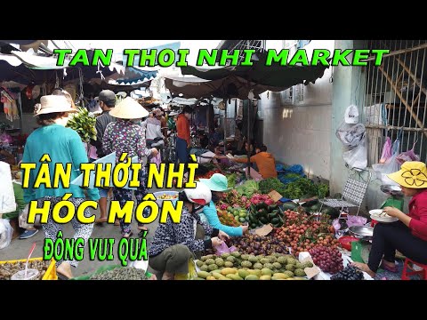 Xã Tân Thới Nhì - SÀI GÒN #216: Chợ Tân Thới Nhì (Hóc Môn) hiện nay ra sao