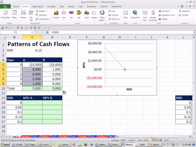 mp3 - excel finance class 80 recognizing patterns of cash flows f