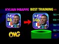 How to train Showtime Kylian Mbappe in eFootball 2026 • Showtime Mbappe Best Training Guide in Pes26