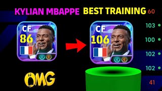 How to train Showtime Kylian Mbappe in eFootball 2026 • Showtime Mbappe Best Training Guide in Pes26