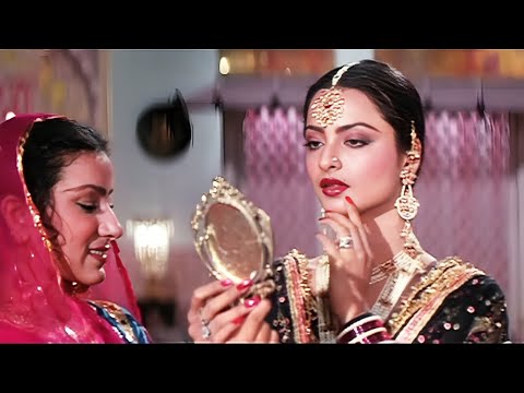 मेरी सुन्दरता के तो सब दीवाने बने बैठे हैं यहाँ - Rekha Best Drama ...