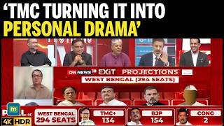WEST BENGAL EXIT POLLS 2026:  “TMC Turns It Into Personal Drama?” Sharp Take on Bengal Politics