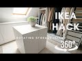 Ikea hack  rotating storage unit island