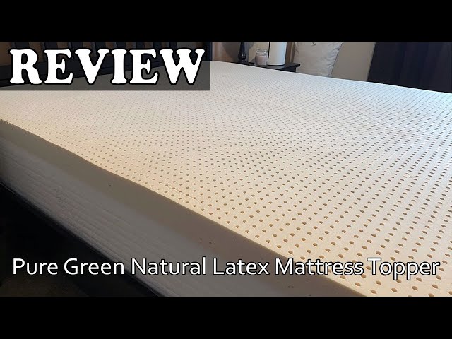 Pure Green Natural Latex Mattress Topper