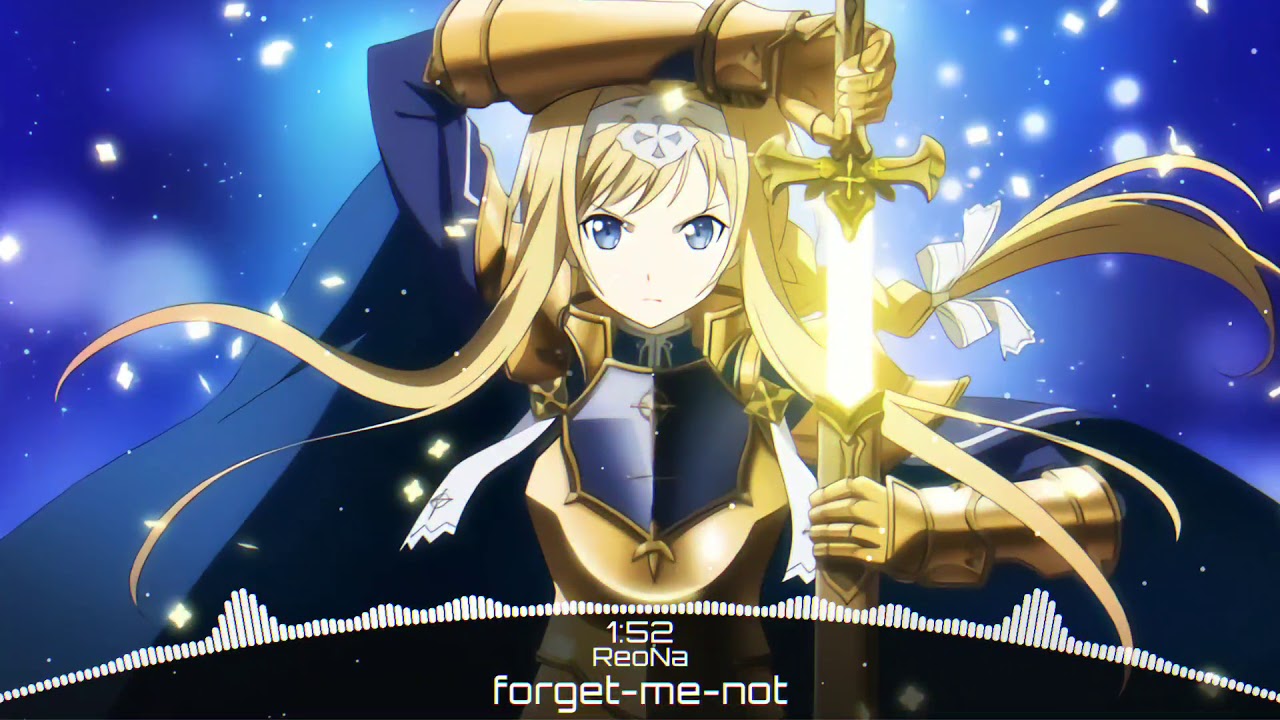 Sao Alicization Ending 2 Full Version Forget Me Not By Reona Youtube