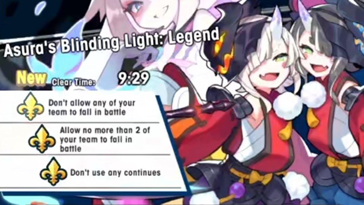 Dragalia Lost - Asura's Blinding Light: Legend (Solo) [Full Clear]