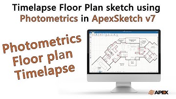 ApexSketch v7 - Timelapse of Floor Plan sketch using Photometrics | Apex Software