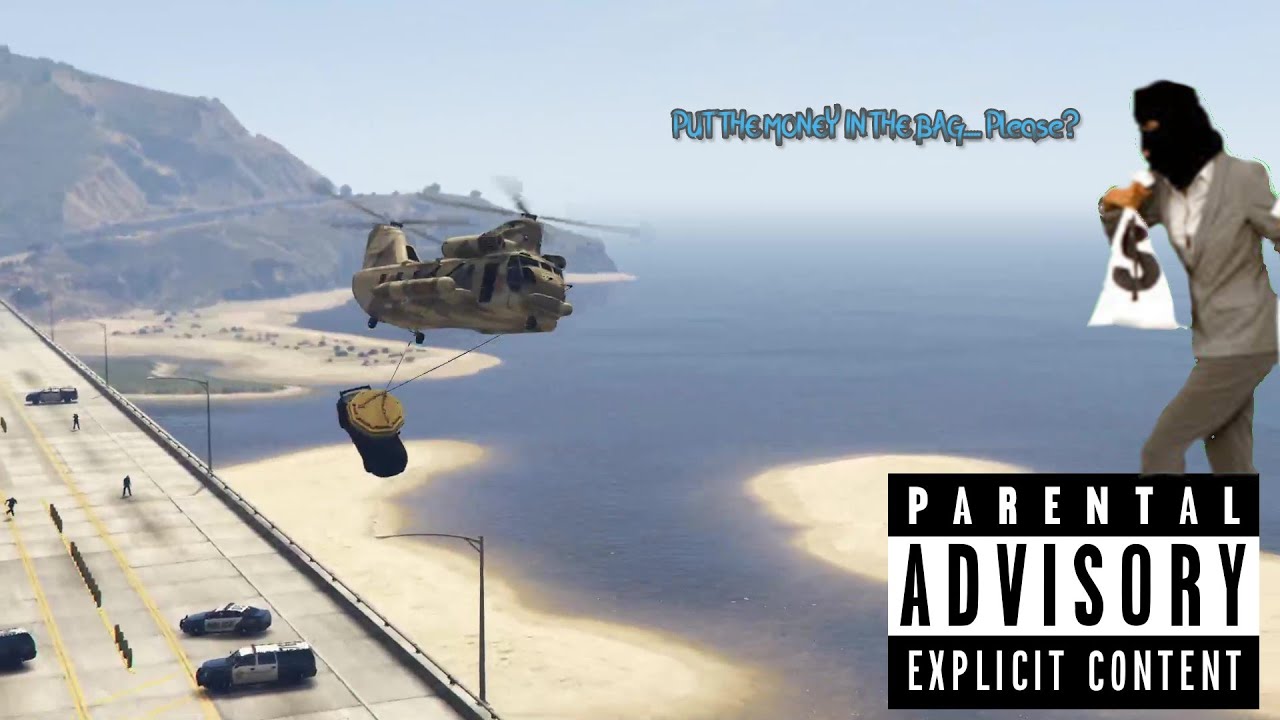 PUT THE MONEY IN MY A I MEAN BAG GTA V Shenanigans Ep 2 YouTube