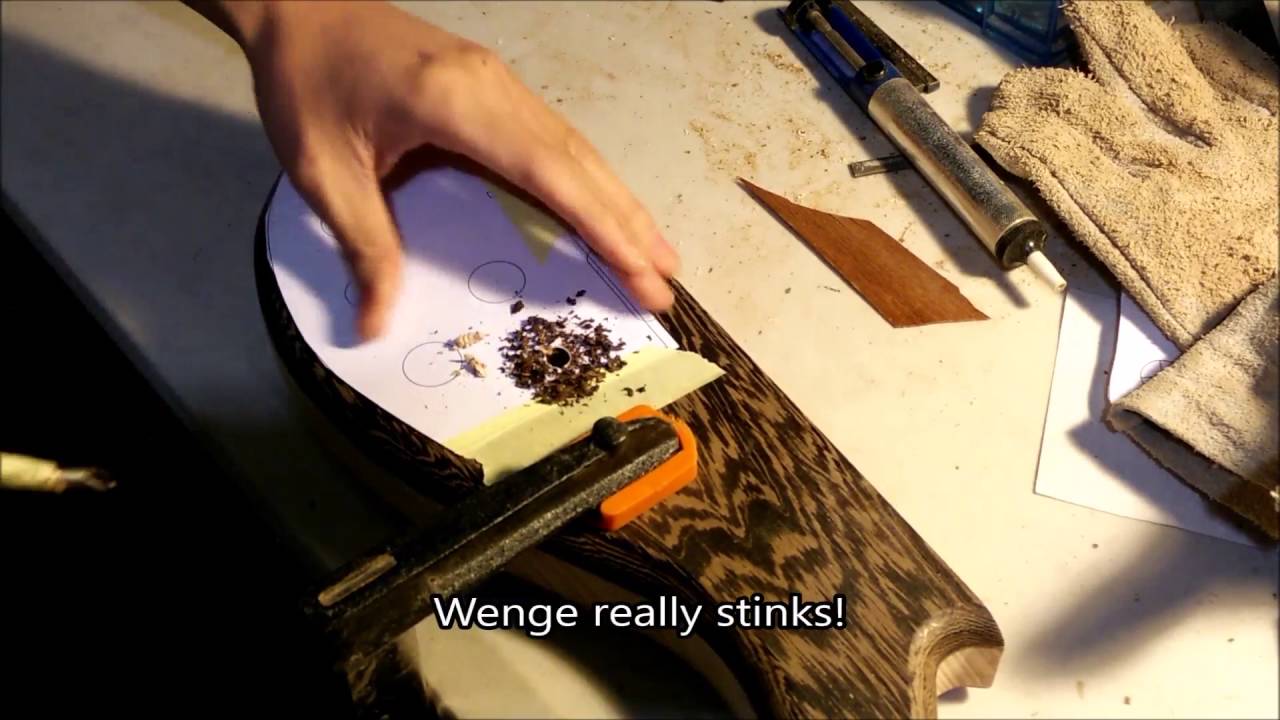 Neck Through Bass Build - Part 9: Electronics cavity and matching cover