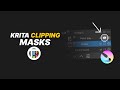 All about Krita clipping masks - Tutorial