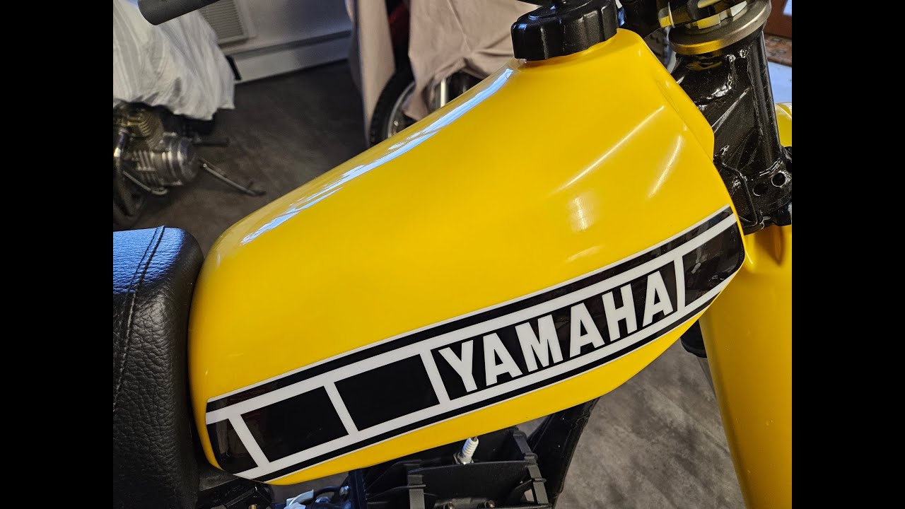 Восстановление выцветшего пластикового бака мотоцикла