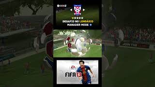 4° Divisão Inglesa | MODO CARREIRA FIFA 13  #shorts