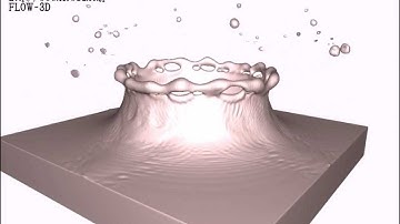 FLOW-3D ミルク　クラウンMilk Crown