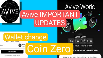 AVIVE MINING NEW UPDATE | CHANGE WALLET IN AVIVE | AVIVE KYC | AVIVE CHECK IN | AVIVE withdrawal