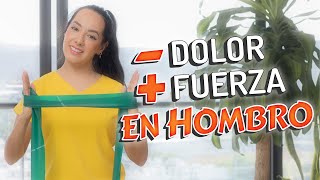 Menos DOLOR y Más FUERZA en Hombros | 6 ejercicios con Ligas de Resistencia | Fisioterapia Querétaro