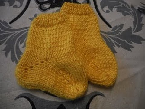 Lot de 2 paires de chaussettes bébé en tricot variante 1