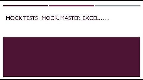 Tips for mock tests  and  Boosting GATE score