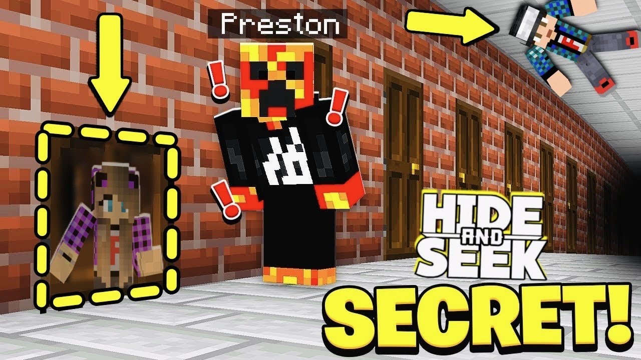 Περίεργο κρυφτά στο Minecraft Hide and seek Famous Games @LetsPlayKristina