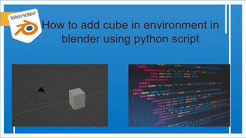How to add cube model in blender using python script