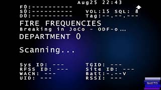 Josephine County Wildfires | ODF Scanner Channels - 2026-08-25